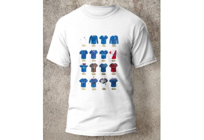 Rangers FC Retro Art Shirts T-Shirt Rangers FC Retro Art Shirts T-Shirt